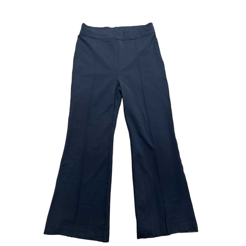 Spanx Women's 2X The Perfect Pant Hi-Rise Navy Blue Dress Pants Pull On